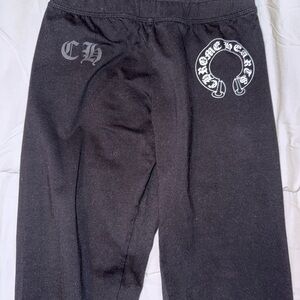 Chrome Heart Black Leggings